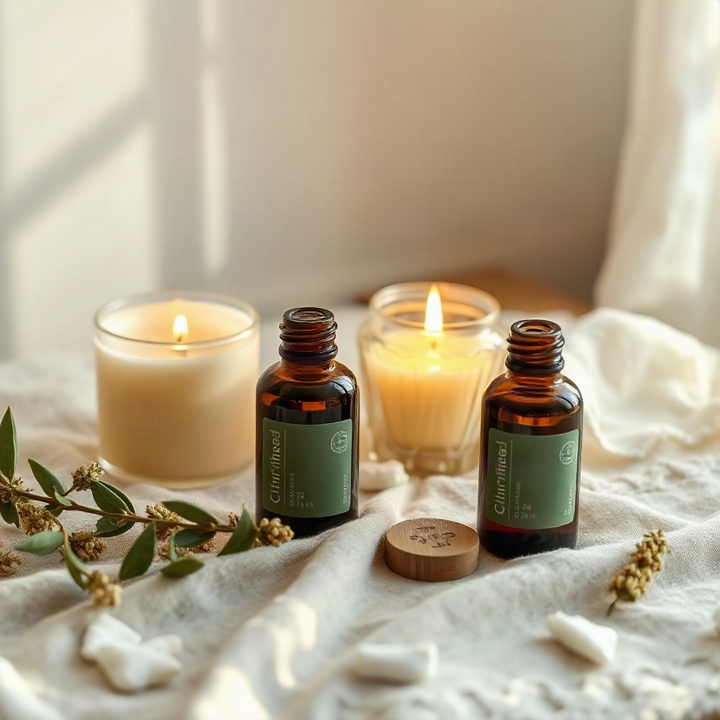 Aceites esenciales y velas